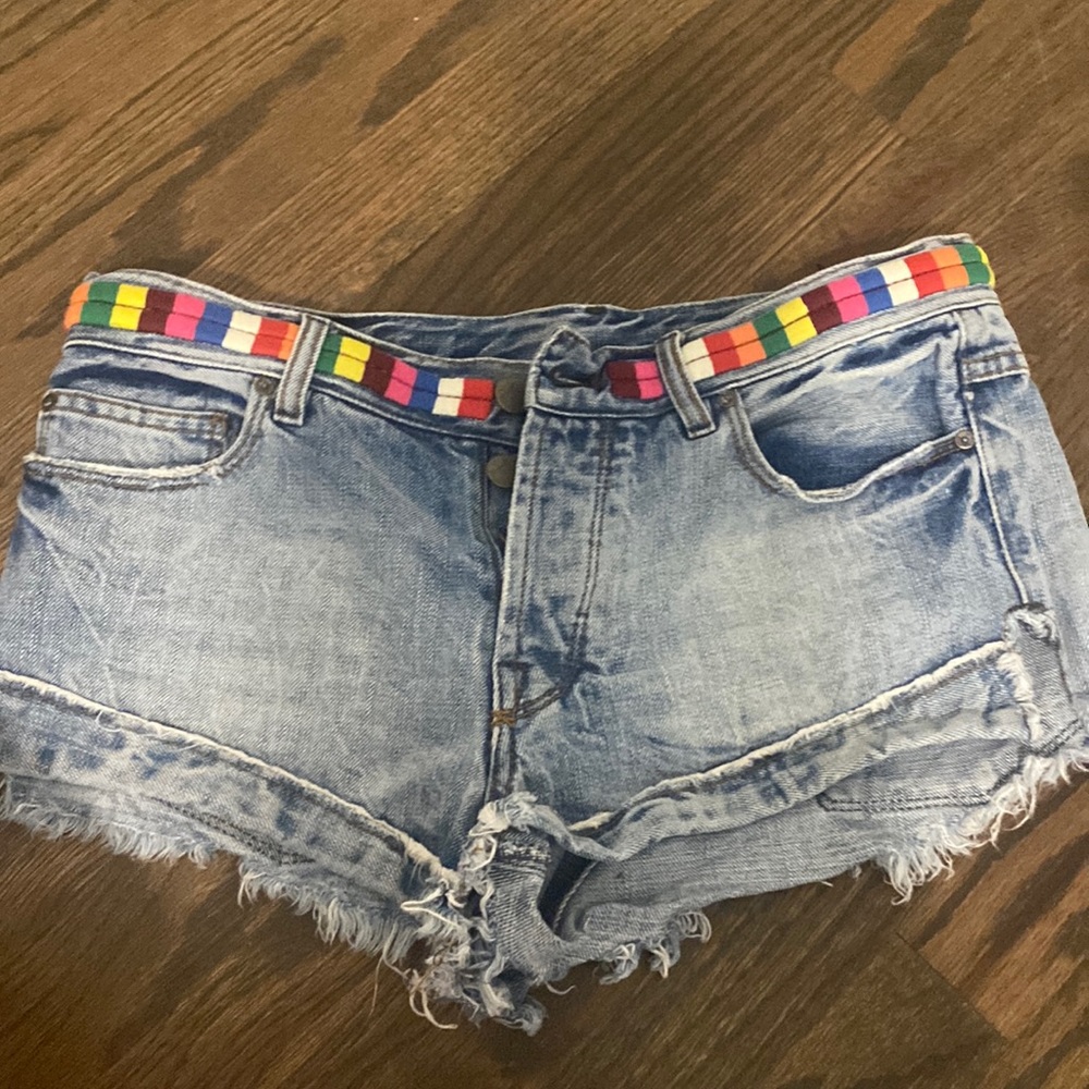 Free People Denim Shorts